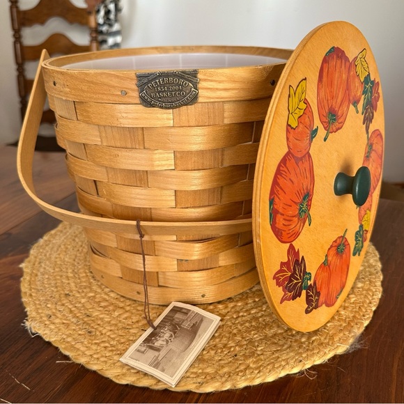 Peterboro Pumpkin Patch Wicker Ice Bucket - Picture 2 of 8